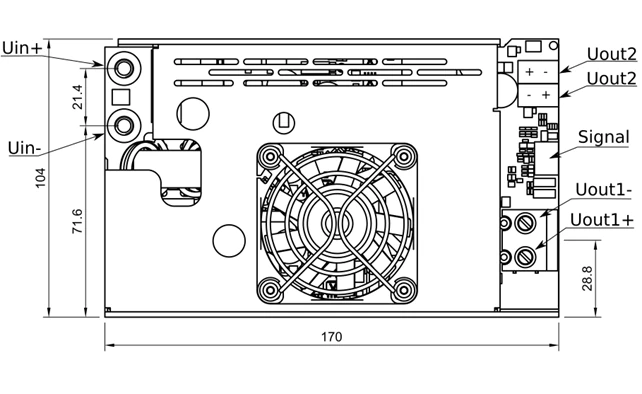 Technische Zeichnung DDL3050-48